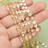 Coroa de concha banhada a ouro 18K real Trevo pulseira brincos colar criativo DIY acessórios de joias semiacabados
