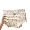 Ropa interior de algodón para bebé Clase A para mujer, Algodón Puro 10A Antibacteriana, Entrepierna Extendida, No Aprieta, Ajustada a la Cadera, Calzones tipo Boxer Pequeños