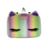 Venta Caliente Transfronteriza Juego de Imitación Infantil Bolsa de Almacenamiento de Belleza de Unicornio Colorido Lápiz Labial Sombra de Ojos Esmalte de Uñas Juguetes para Niñas