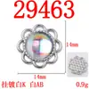 Accesorios Sencillos y Versátiles de Plato de Flor, Piezas de Joyería de Aleación de Flor Coloridas Brillantes Incrustadas con Diamantes Redondos, Materiales Hechos a Mano para Ropa