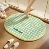Tapetes de piso de terra de diatomáceas rígidos feitos sob medida para banheiros, tapetes absorventes, tapetes antiderrapantes para uso doméstico, tapetes de piso de terra de diatomáceas naturais
