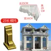 Molde de Viga, Suporte de Beiral de Villa, Modelo de Cornija, Coluna Romana, Suporte de Viga, Moldura de Beiral, Conjunto de Moldes Combinados Estilo Europeu