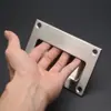 Fecho de gancho oculto em aço inoxidável 304 para armário de roupas em linha com puxador oculto puxador oculto para porta de correr invisível puxador puxador