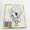 Kit de Pintura con Arena Hecha a Mano para Niños, Set de Pintura con Arena de Colores, Juguetes de Puesto de Pintura Colorido, Venta al Por Mayor, Regalo para el Día del Niño