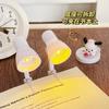 Luz noturna de proteção ocular LED luz de estudo para dormitório estudantil luz de leitura lâmpada de mesa coração de menina fofa lâmpada de atmosfera ornamentos de mesa