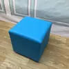 Bancos Cuadrados Blancos y Negros para Exposiciones, Bancos con Forma de Tostada, Bancos de Cuero Suave, Bancos para Cambiarse los Zapatos, Adecuados para Eventos de Bodas, Disponibles para Pedidos al por Mayor