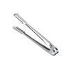 Pinza para Hielo de Acero Inoxidable 201 Pinza para Cubitos de Hielo de Hotel Pinza para Pan Doméstica Engrosada Pinza para Fruta Antideslizante Pinza para Alimentos Pinza para Barbacoa