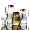 Tetera de PC, Tetera Resistente a Altas Temperaturas, Jarra Acrílica, Jarra para Jugos, Jarra para Agua Fría, Jarra Portátil de Grado Alimenticio para Restaurante y Hogar