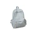 Mochila de Cuadros Transpirable de Moda Estilo Coreano, Bolso Escolar de Aspecto Elegante para Estudiantes de Secundaria y Universitarios, Mochila Ligera Casual