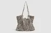 Bolso con Estampado de Leopardo para Mujer 2026 Nueva Moda de Primavera Bolso de Hombro Moderno Gran Capacidad Bolso Tote para la Escuela y el Trabajo
