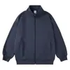 Comercio Exterior Transfronterizo Otoño e Invierno Nuevo Sudadera Deportiva de Cuello Alto Sudadera Cardigan con Cremallera Cardigan Retro Americano Holgado y Casual