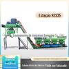 Equipamento de mistura de concreto sem fundação tipo HZS60
