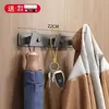 Suministro de Fábrica Gancho para Ropa Montado en Pared Sin Taladro Gancho para Puerta Trasera de Recibidor Gancho de Pared para Baño Vestidor
