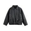 Yidao Vintage 2026 Primavera Marca de Moda para Parejas Diseño Decorado con Cremallera Chaqueta Holgada con Solapas para Hombres y Mujeres