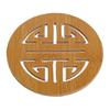 Procesamiento Esterilla Aislante Térmico Personalizada de Madera para Hogar Antideslizante Engrosada Especial para Olla de Hierro Multifuncional Anti quemaduras Posavasos de Alta Temperatura