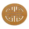 Inicio Alfombrilla de madera con aislamiento térmico de dibujos animados para mesa de comedor, alfombrilla antideslizante para ollas, cojín creativo y bonito, alfombrilla para té, alfombrilla para cuenco, posavasos