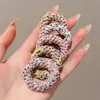 Faixa de Cabeça 2025 Nova Elegante Elástico de Borracha Prendedor de Cabelo Feminino Alta Elasticidade e Durável Faixa Grossa de Cabelo Adulto Corda para Cabelo de Rabo de Cavalo Alto