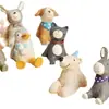 Produtos Zakka: Animais Fofos Olhando para as Estrelas, Miniaturas de Animais para Amantes de Itens Zakka
