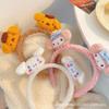 Yugui Dog Wash Face Hair Band Simples Hair Bundle Plush Cartoon Headband Internet Popular Cute Hair Band Pressure Hair Non-Slip Hair Stamp