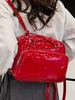Bolso de Mano de Cuero con Cera de Aceite Estilo Coreano de Alta Calidad para el Verano 2025 Mochila Popular de Nicho de Moda Multiusos