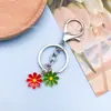 1 pingando pequeno daisy liga pingente acessórios girassol diy chaveiro brincos colar pingente
