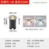 Lâmpada de Solo Embutida Leixing LED Lateral para Canto 1W Lâmpada de Solo Embutida Lâmpada de Jardim Externa Lâmpada Pequena Redonda de Embutir no Solo