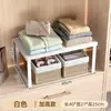 Armario ahorrador de espacio para ropa y bolsos, organizador, zapatero de armario, estantes divisores internos de múltiples capas, estante multicapa