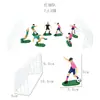 Decorações de Bolo de Aniversário Infantil com Tema de Futebol, Toppers de Menino Jogador de Futebol, Inserts de Confeitaria Feliz Aniversário