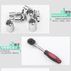 Llave de tubo de 40 piezas, llave de trinquete, combinación de enchufe hexagonal, adecuada para herramientas de reparación de automóviles y motocicletas, cabeza de enchufe