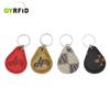 Chaveiro de Couro RFID Multicor Personalizado de Fábrica à Prova d'Água Chip NFC de Alta Frequência Mais Logotipo Ferragens High-End Mais Vendido