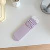 Calcetines de Apilamiento Estilo Miu Ballet Verano Finos Transpirables Absorbentes de Sudor Calcetines para Mujer Costura Doble Raya Vertical Calcetines Dopamina de Caña Media