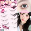Ojos de Muñeca Barbie Menglu [W-23] Se Extienden con Pestañas Postizas Naturales Gruesas y Enteras de Una Sola Pieza 5 Pares