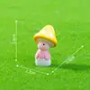 Musgo Micro Paisaje Creativo Adornos Carnosos Muñeco Hongo DIY Decoraciones Accesorios Escritorio Coche Pequeños Adornos