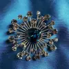 Broche de alta calidad, nicho, hueco, corsage de alta gama, incrustado con cristal Shijia, accesorios de pin para traje de mujer, abrigo, ropa