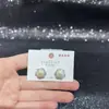 Brincos de Zircônia Pérola Zero-Shang para Mulheres, Únicos e Versáteis, Pino de Prata S925, Atacado de Acessórios Yiwu, Estilo Outono/Inverno, Garantia Pós-Venda