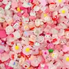 Bolsa de Brincar com Comida Colorida de Desenho Animado Super Fofa Acessórios de Resina Joias DIY Capa de Celular Grampo de Cabelo Acessórios de Creme Enfeites