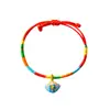 Pulsera de Cuerda Colorida del Festival del Bote del Dragón Tejido a Mano DIY Ajustable Bebé Zongzi Pulsera para Niños Regalo Venta al por Mayor