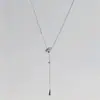 Novo Colar Tendência em Aço Inoxidável com Zircônia, Design Estilo Chanel, Versátil para o Dia a Dia, Joia Feminina, Em Estoque, Direto do Fabricante