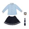 [Selección Estricta] Traje de Ropa de Clase Estilo Colegio Británico Uniforme Escolar Estudiante de Secundaria jk Camisa Falda Plisada Ropa para Actuación de Coro