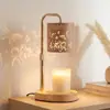 Nueva lámpara de cera para derretir con diseño hueco de moda, lámpara de cera para derretir sin llama de alta gama para aromaterapia, lámpara de mesita de noche para dormitorio, versión de regalo