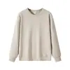 Suéter de punto de algodón casual para primavera y otoño, camisa base, suéter multicolor para hombre, chaqueta de cuello redondo, ropa de trabajo, suministro para comercio electrónico