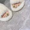 Escamas Grandes de Brillo Coreanas en Color Verde Fruta, Pegatinas para Uñas de Polvo Fino con Brillo Temática de Sirena, Diseño de Sirena