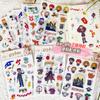Pegatinas Planas de Washi Temáticas de Harry Potter para Diarios, No Necesitan Cortarse, Lindos Diseños de Dibujos Animados con Harry, Hermione y Malfoy