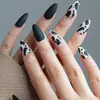 Puntas de Uñas Portátiles Estilo Impreso Transfronterizo Puntas de Uñas Portátiles Simples Europeas y Americanas Arte de Uñas Pegatinas de Uñas Portátiles Uñas Postizas Venta al por Mayor