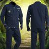 Traje de Trabalho em Algodão Puro para Primavera e Outono para Homens, Espessado e Resistente ao Desgaste, Adequado para Reparo Automotivo, Soldagem, Anti-Escaldamento e Proteção do Trabalho em Canteiros de Obras