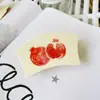 Novo Grampo de Cabelo Desenho de Fruta Acrílico Dopamina Doce Grampo de Cabelo Cereja Melancia Tubarão Clip Comércio Exterior