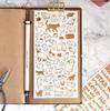 Adesivos Hot Stamping Retrô Decoração de Natal Adesivos Dourados Diário Pvc Gato Gaiola de Pássaro Letra Inglesa Jardim 4 Opções