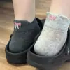 Meias de Algodão Puro Zhuji para Mulheres, Meias Curtas Sem Costura com Laço Fofo para Primavera e Outono, Atacado de Meias Zhuji para Senhoras