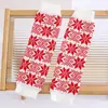 Meias Cruzadas Fawn Snowflake Coreanas Quentes Bohemian Leg Pile Socks Botas de Natal