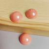 Crema Semiredonda 6-25mm Accesorios de Perlas Parche DIY Pendientes Pasador Botón Accesorios Materiales Cuentas Sueltas Brillante
